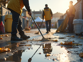 Essential Tips for Efficient Post-Event Cleaning for Organisers