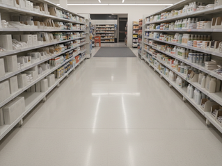 Clean aisles help a store feel safe, orderly, and well managed.