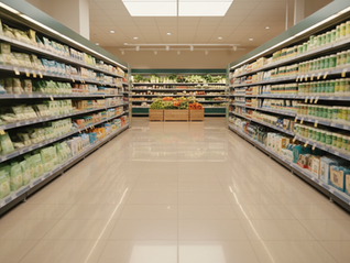 A clean aisle gives customers a reason to feel comfortable right away.