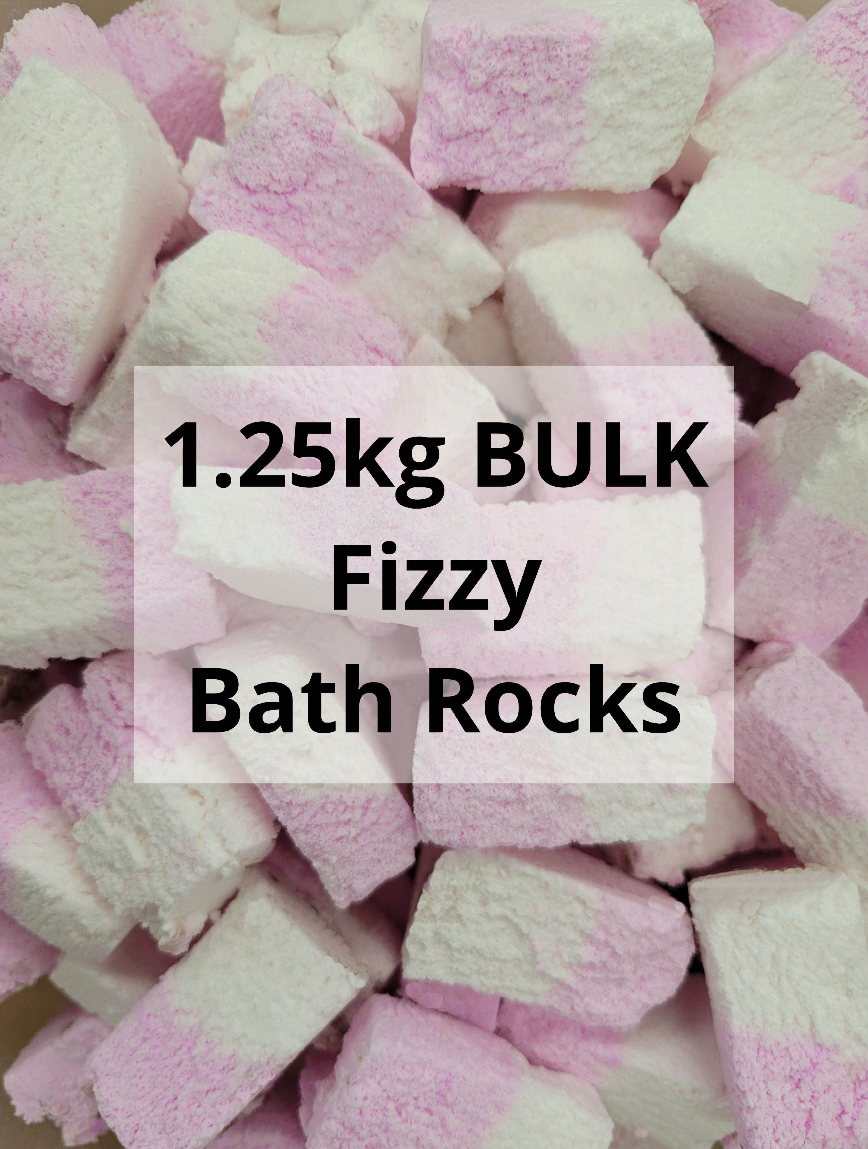 1 x 1.25kg Birthday Cake Bulk Fizzy Bath Rocks