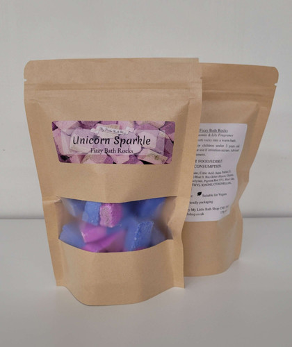 Unicorn Poop Fizzy Bath Rocks