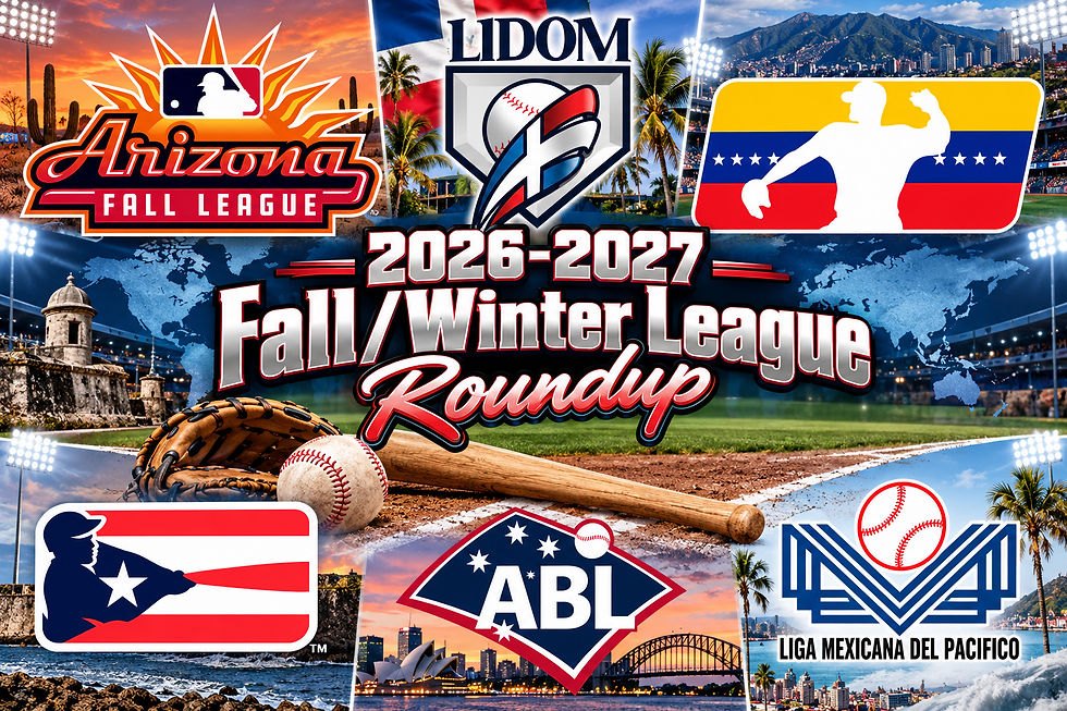 10/9/26 : Fall/Winter League Roundup