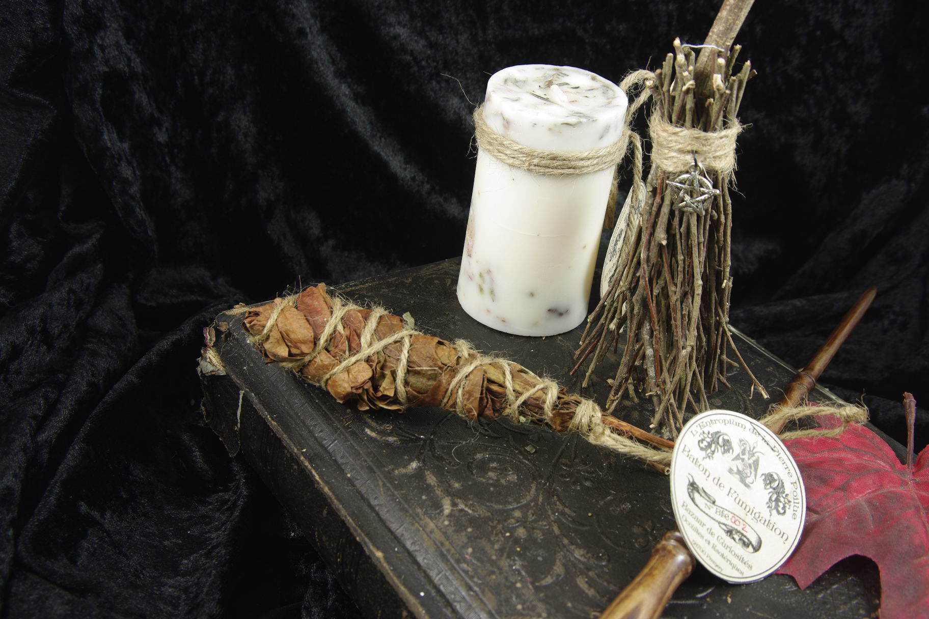 Bâton de Fumigation Smudge stick Chasse Mal, Chasse Diable   Pour les rituels de Désenvoutement, bannissement, protection