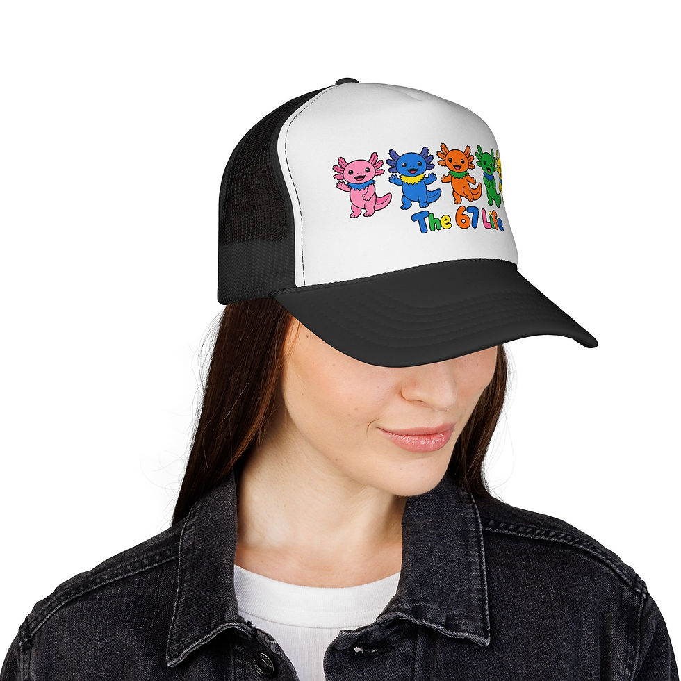 Thumbnail: Trucker Hat — Axolotl Hat