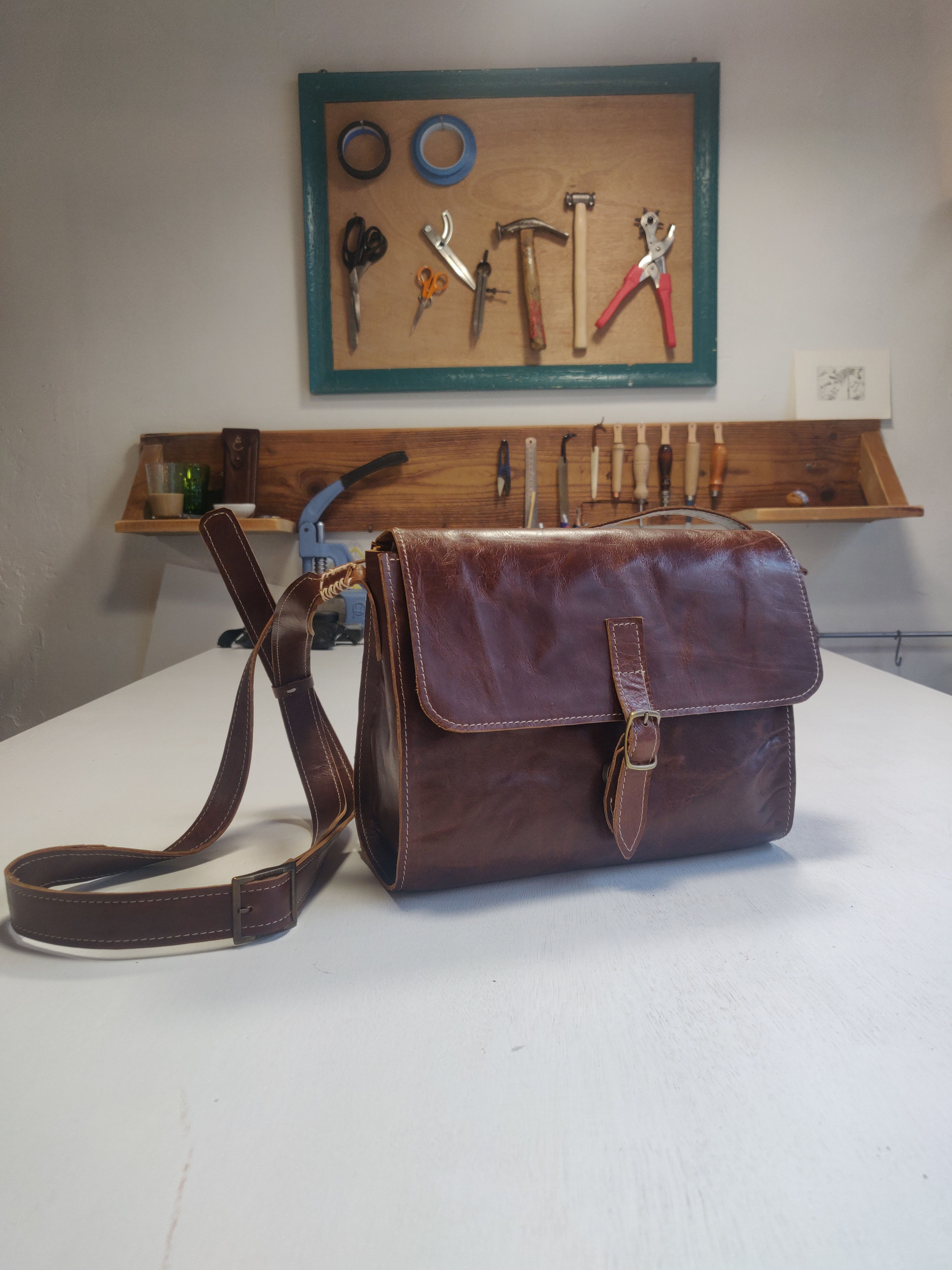 PDF Pattern - Leather Crossbody Bag