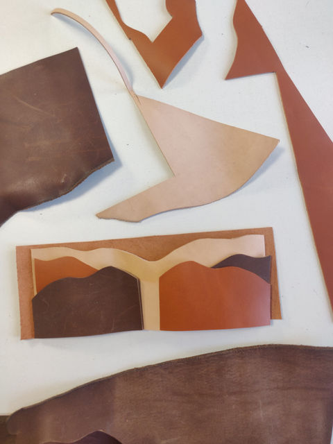 איך לתפור ארנק מעור