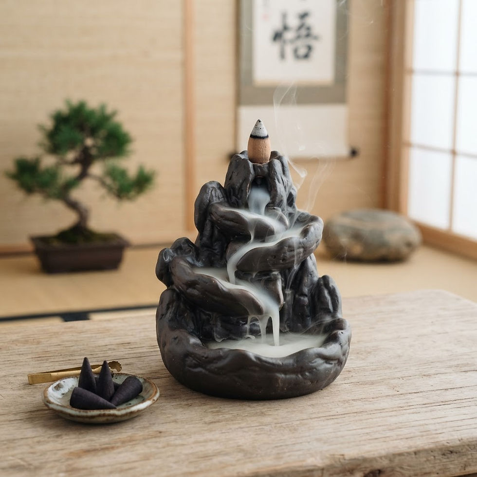 Backflow Smoke Waterfall Incense Burner