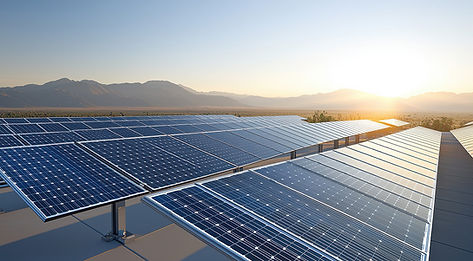 Solar panel field