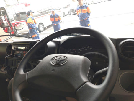 新型積載車の車両・ポンプ操作方法