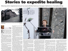 “Stories to expedite healing.”