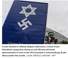 Antisemitism in South Africa has increased by 631%