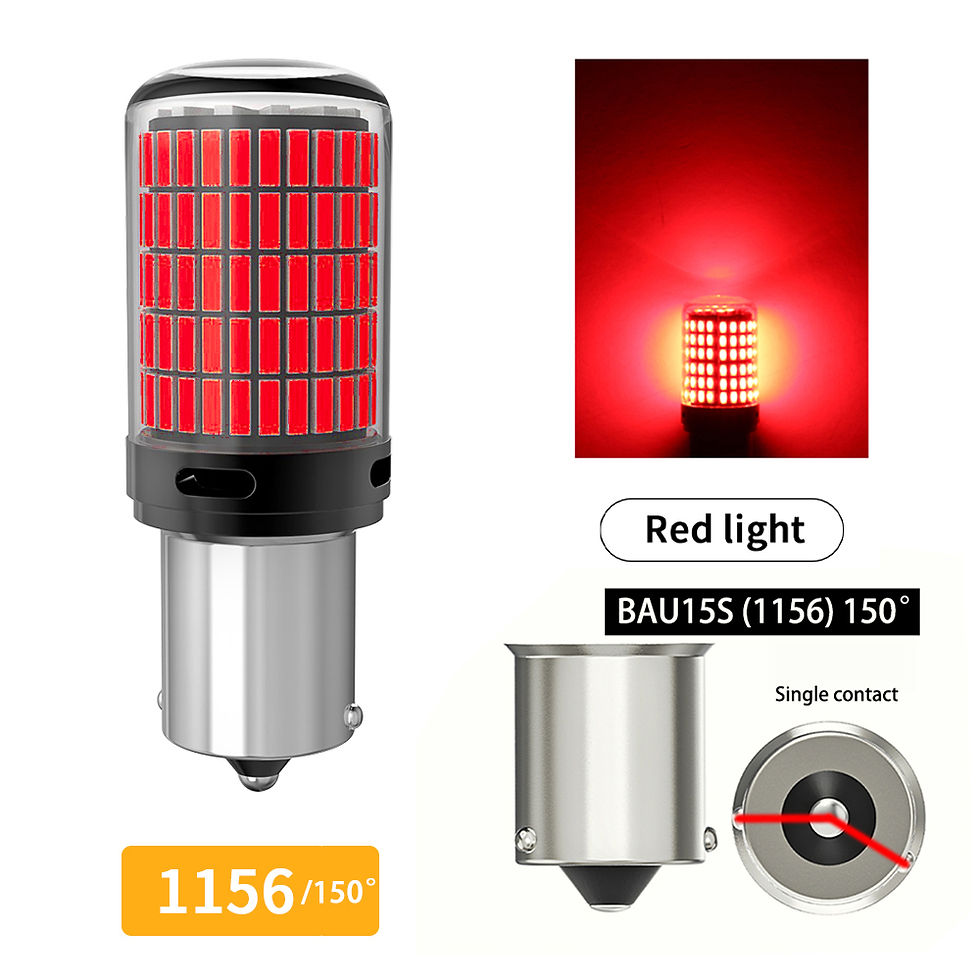 Thumbnail: 2pcs High Power Car LED Lights Glass 4014SMD Canbus 1156 P21W PY21W 1157 P21/5W 