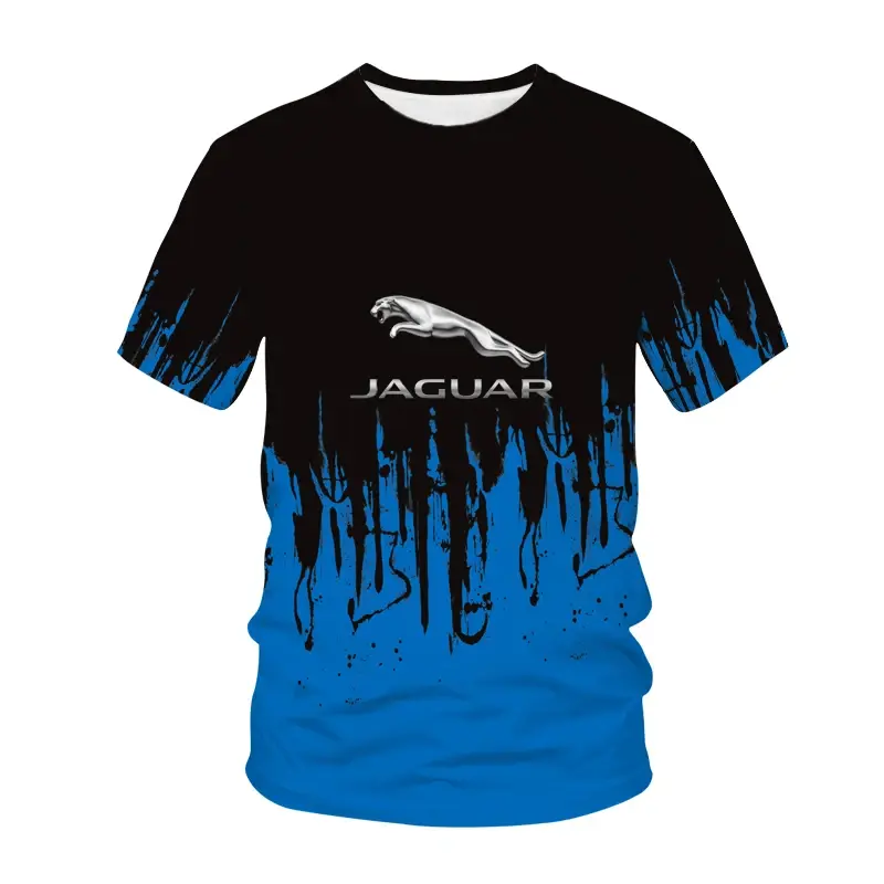 Thumbnail: Jaguar men's and women's T-shirts, 3D racing printed