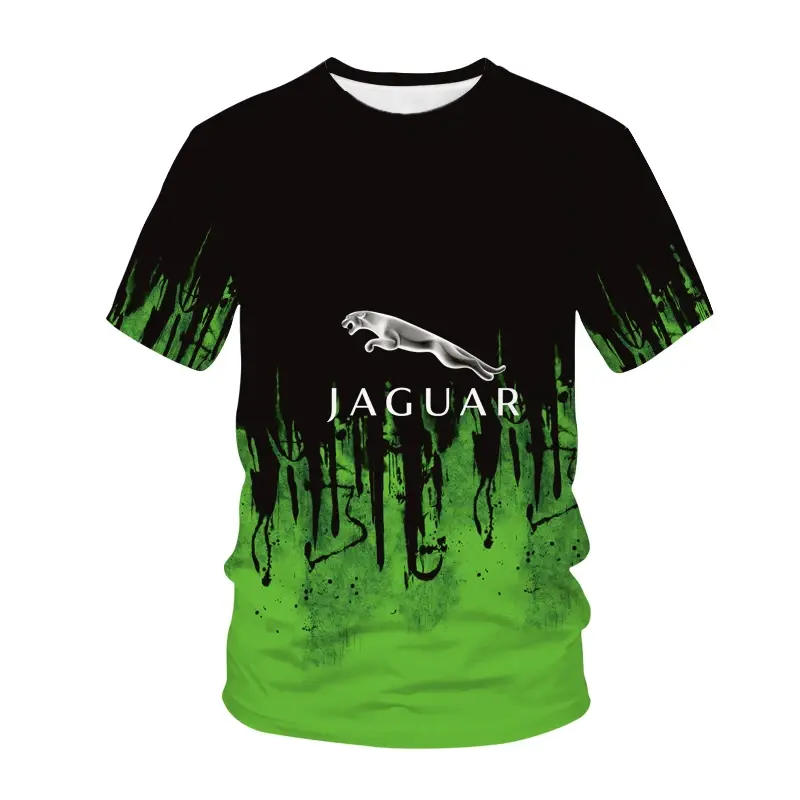 Thumbnail: Jaguar men's and women's T-shirts, 3D racing printed