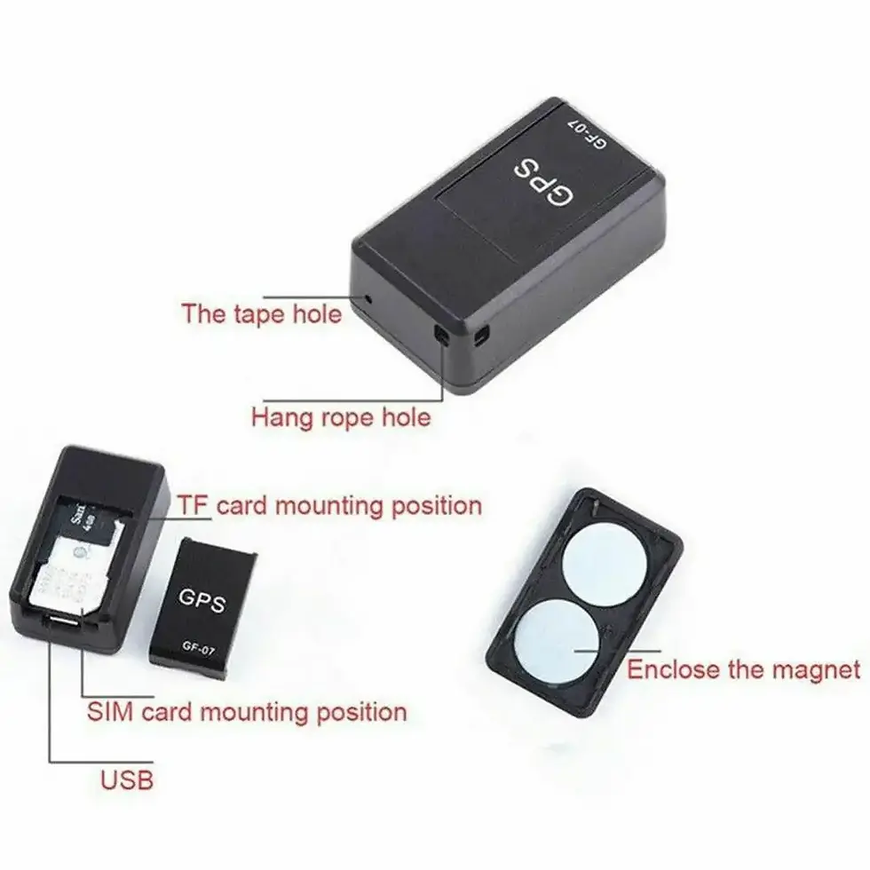 Thumbnail: GPS car tracker GF-07 for vehicles, motorcycles, bicycles