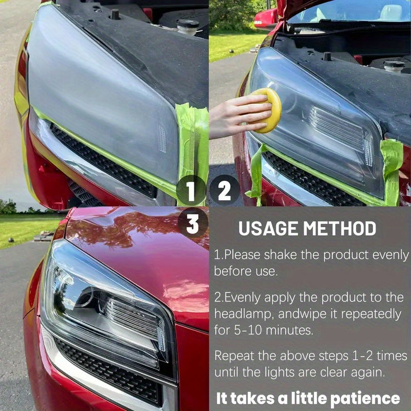 Thumbnail: Professional Car Headlight Restoration Yellowing, Oxidation,Fogging Removes Auto