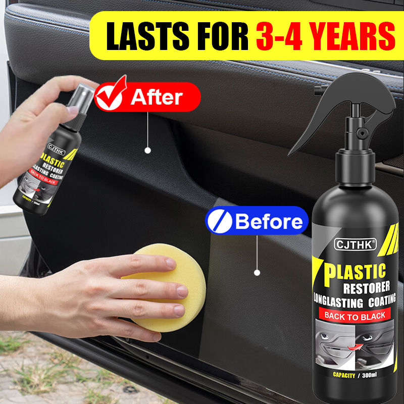Thumbnail: Car Plastic Restorer Back To Black Gloss Plastic Renovator Longlasting Coating L