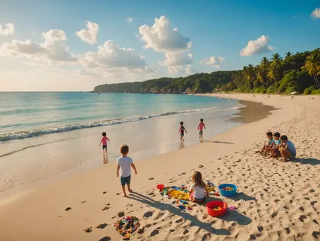 Capturing the Joy: Embracing the Colorful Beach Vibes and Laughter of Life