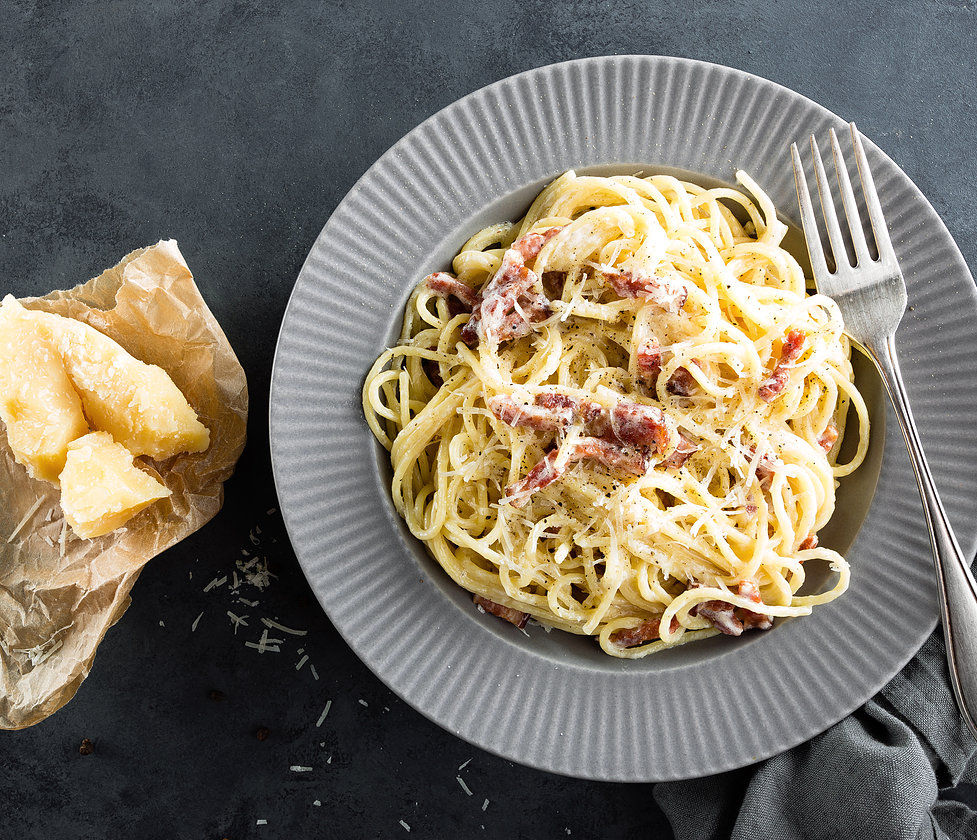 DATE NIGHT: HANDMADE LINGUINI WITH CARBONARA