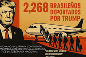 2,268 brasileños deportados por Trump