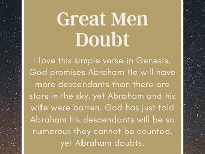 Great Men Doubt