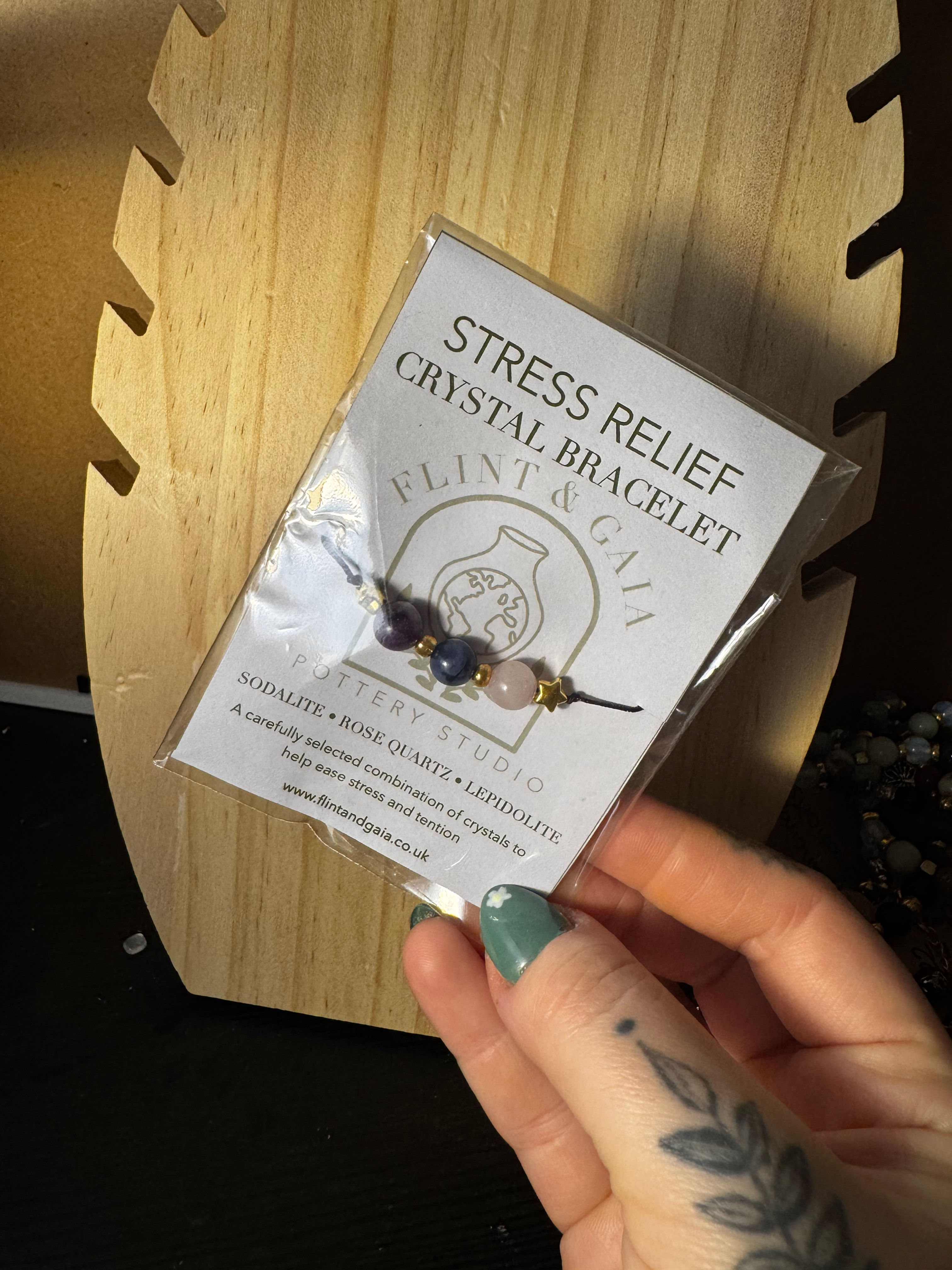 Stress Relief Crystal Bracelet