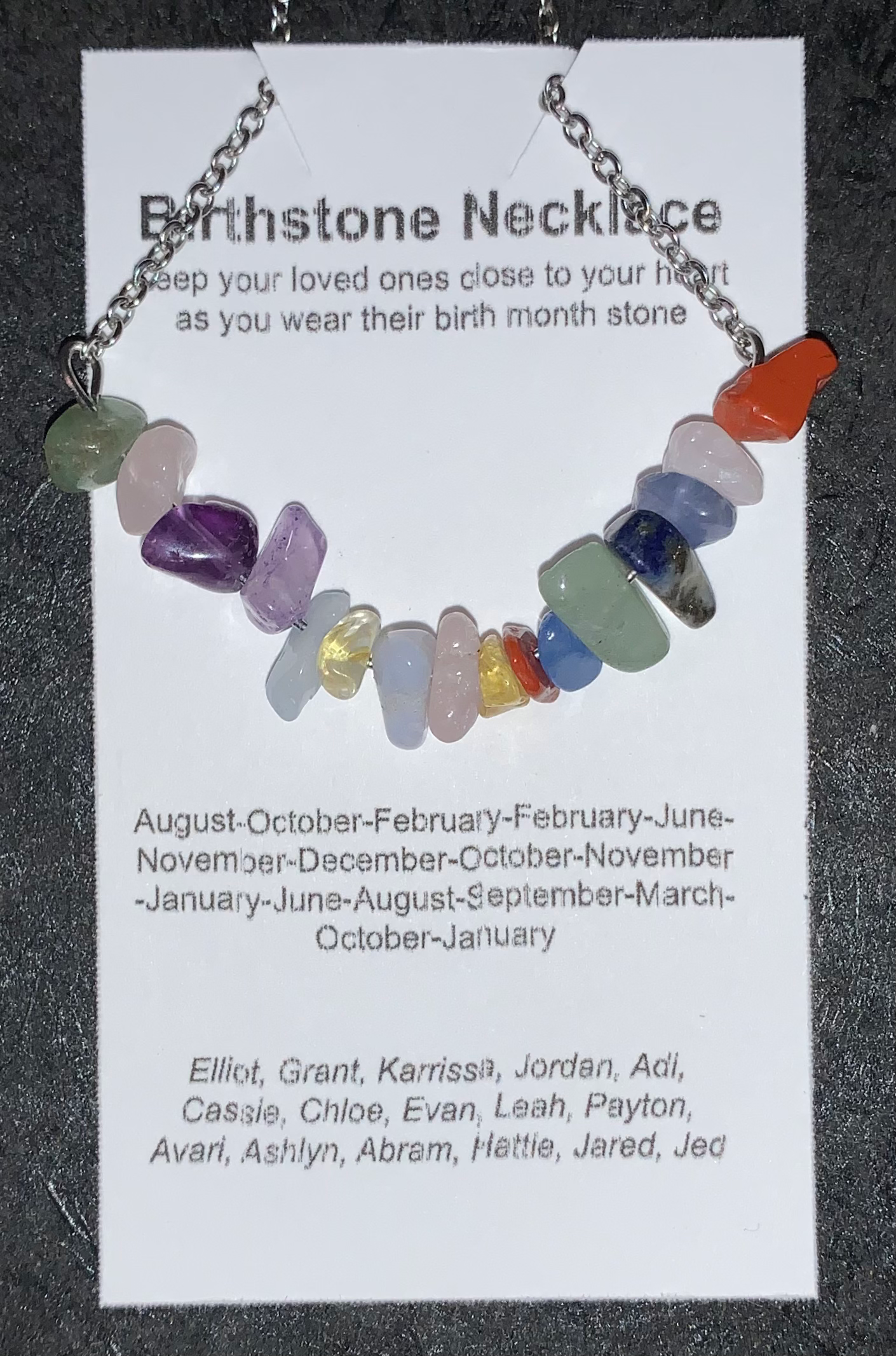 Birthstone Necklace
