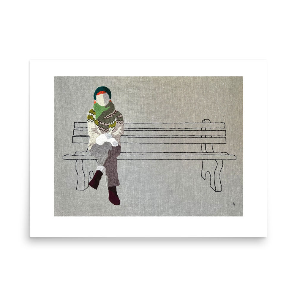 The curator - 18" x 24"