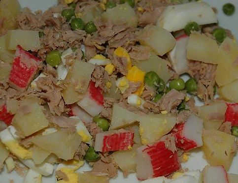 SALADA RUSSA COM DELICIAS DO MAR