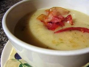 Creme de Cogumelos com Bacon