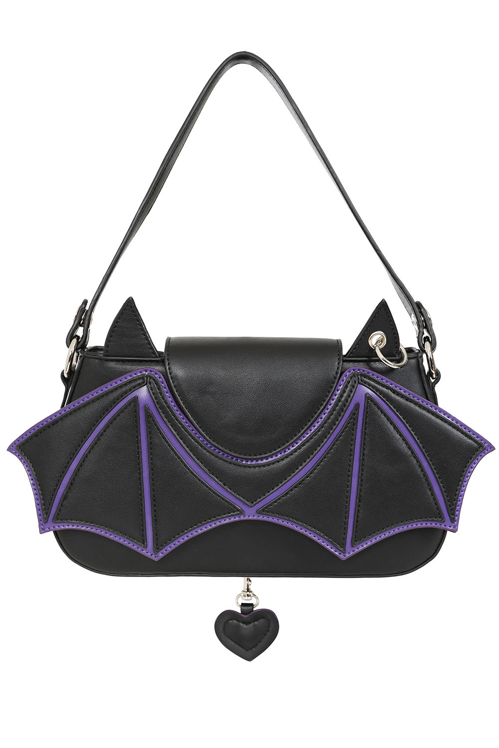 Batwing charm handbag