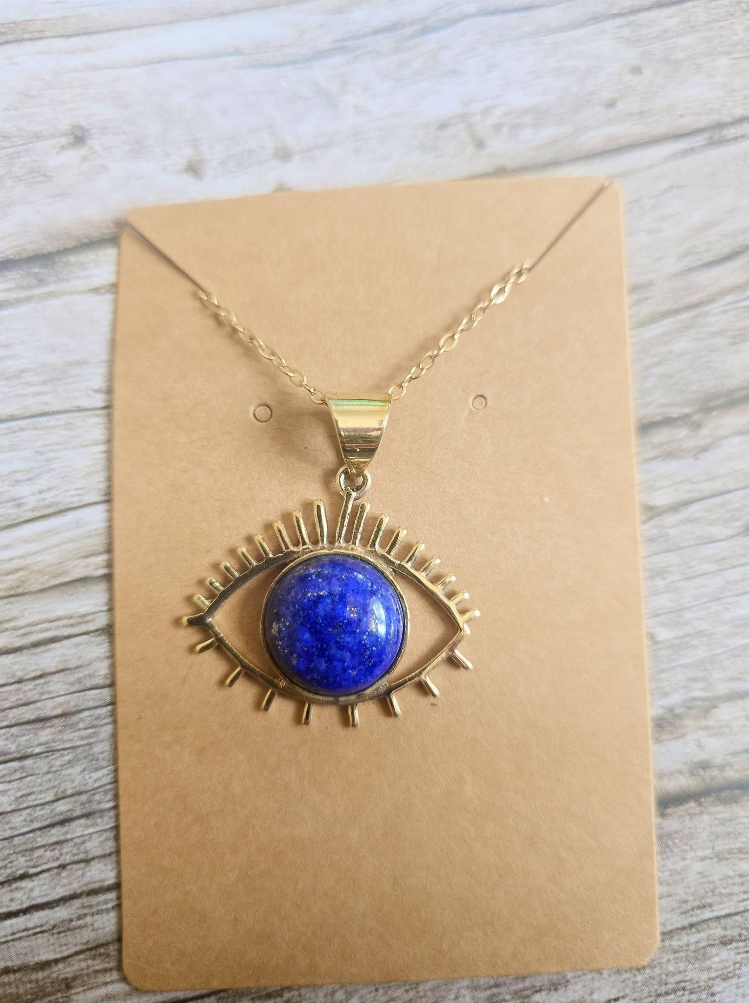 Lapis eye necklace 