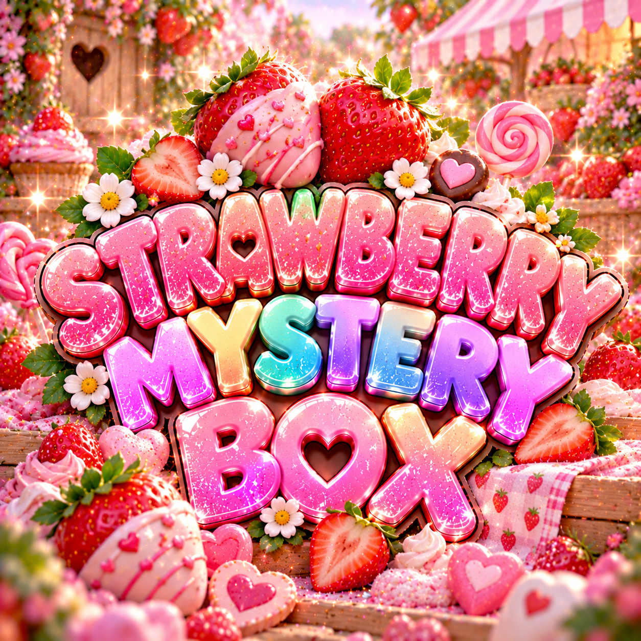 Strawberry mystery box