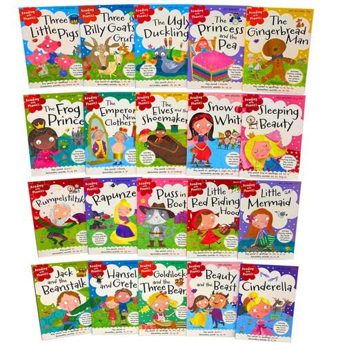 Reading With Phonics Fairy Tale Books Collection, 20 Books