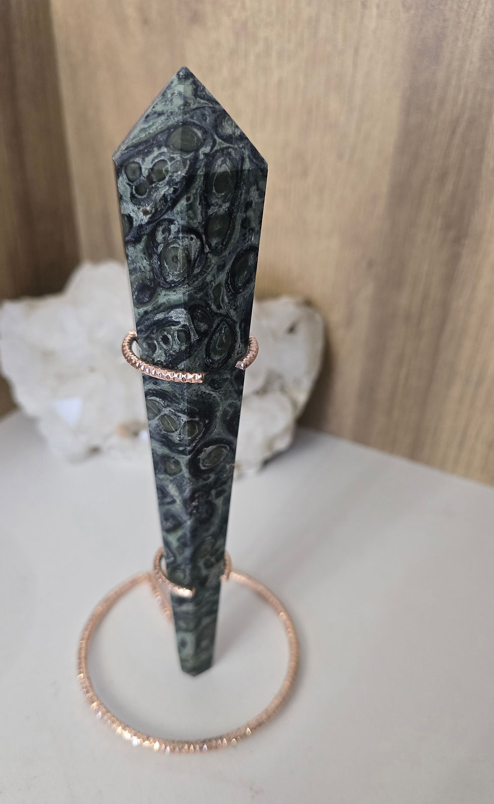 Kambaba jasper wand