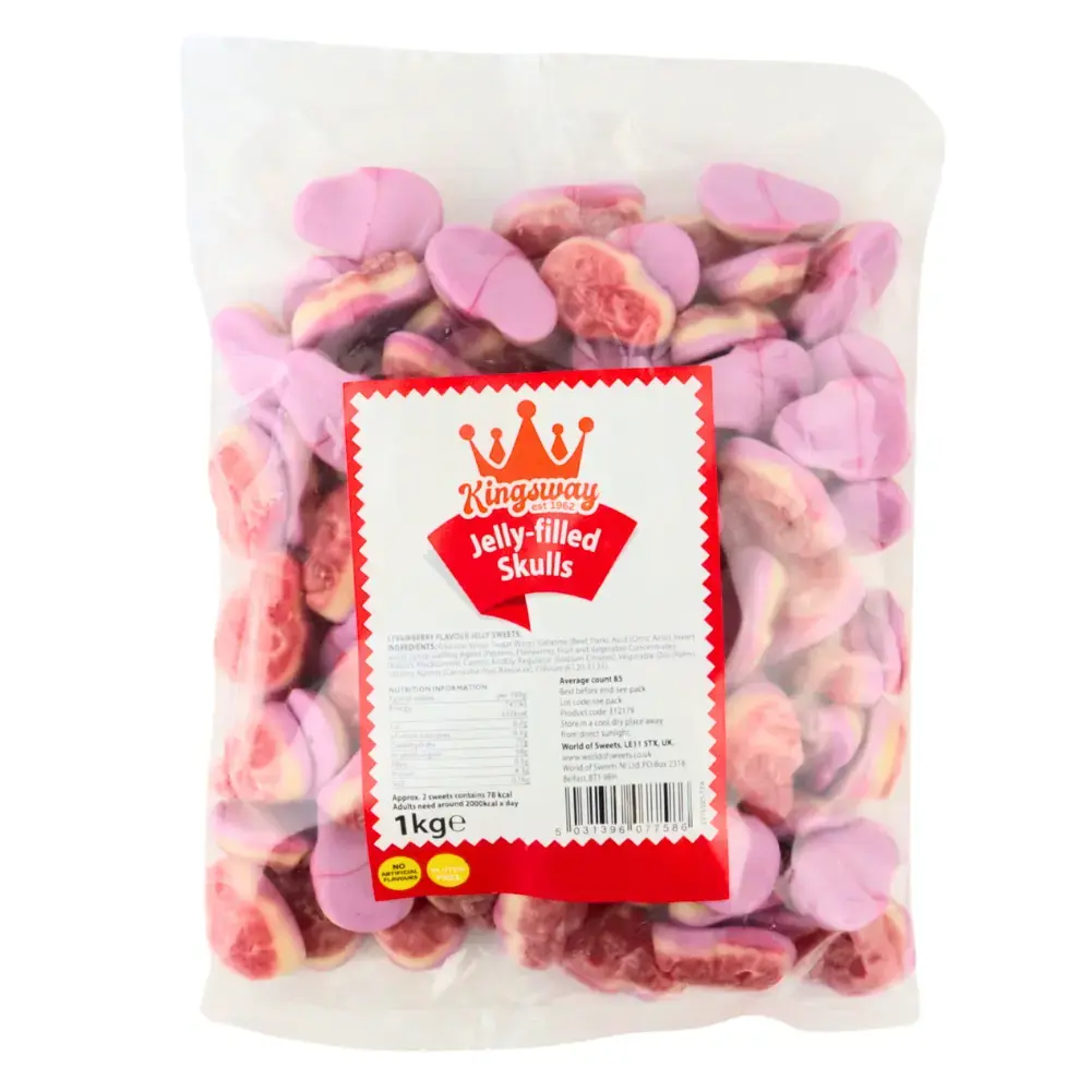 Kingsway Jelly Filled Skulls 1kg