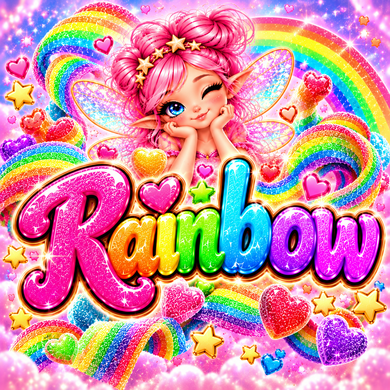Rainbow mystery sweet box