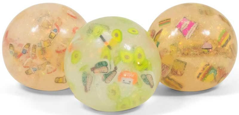 Thumbnail: SCRUNCHEMS FAST FOOD DIDDY SQUISH BALLS - 3PK