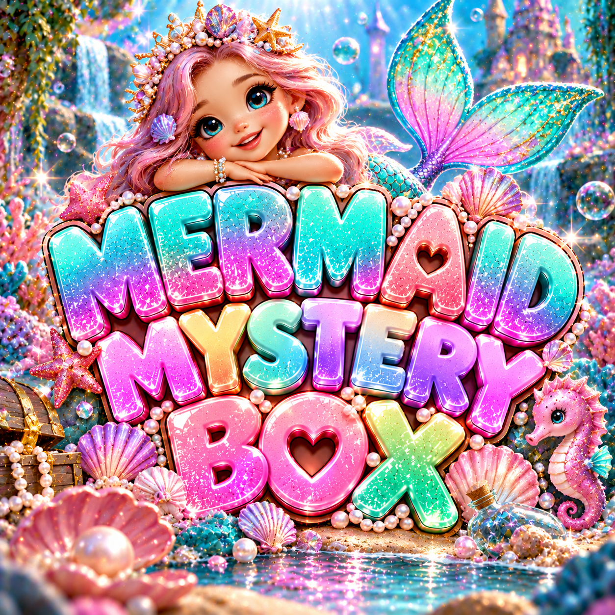 Mermaid mystery box