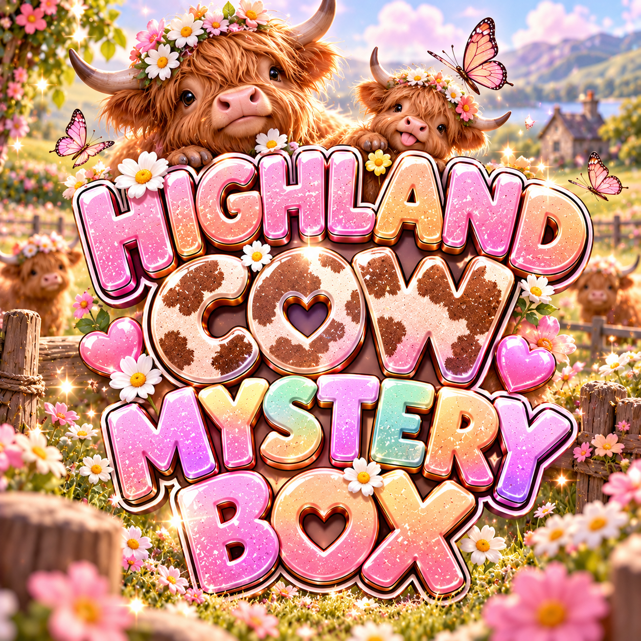 Highland cow mystery box