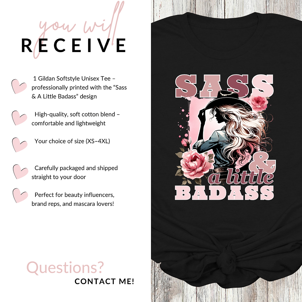 Thumbnail: T-Shirt - Sass & A Little Badass