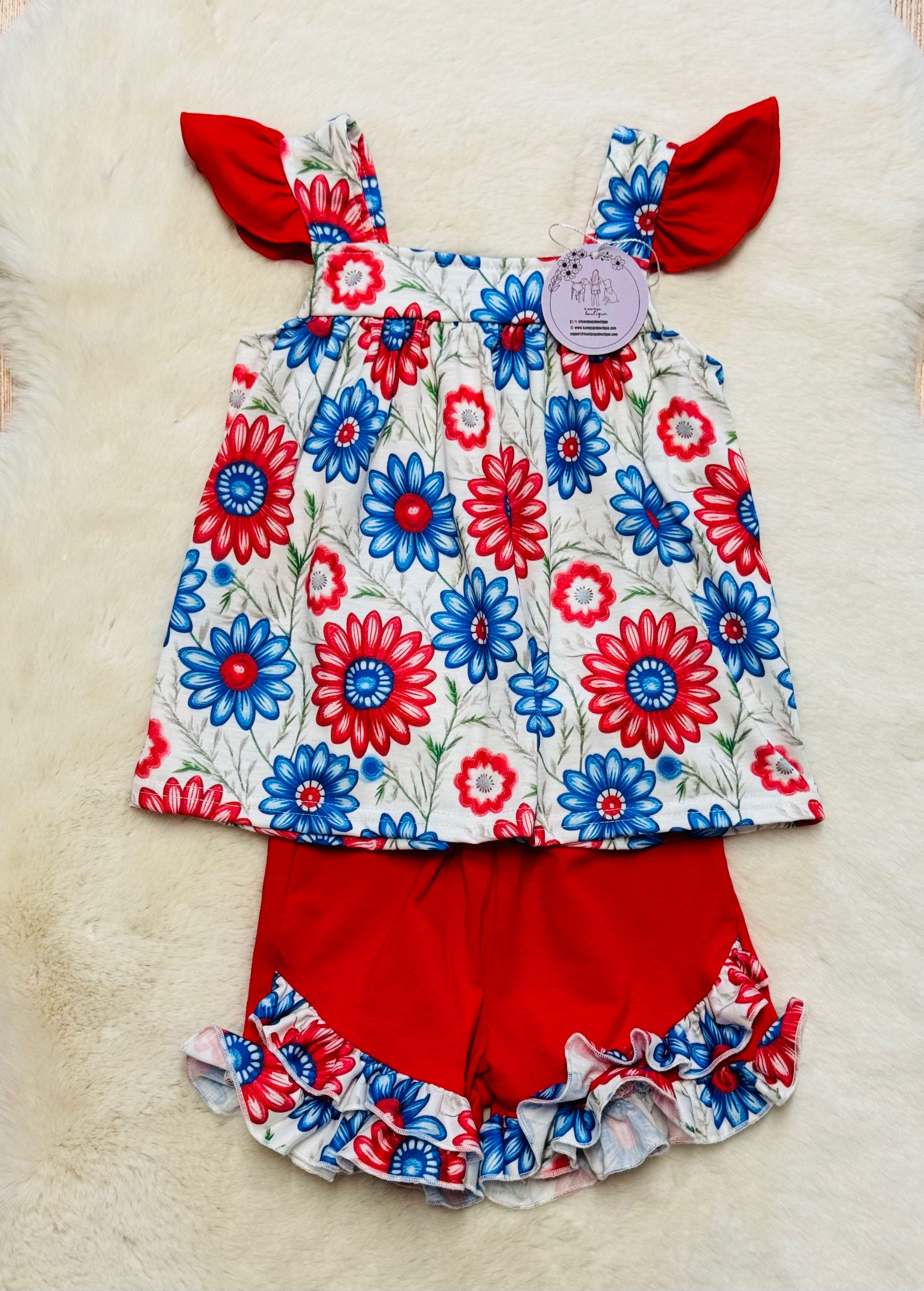Floral Patriotic Set