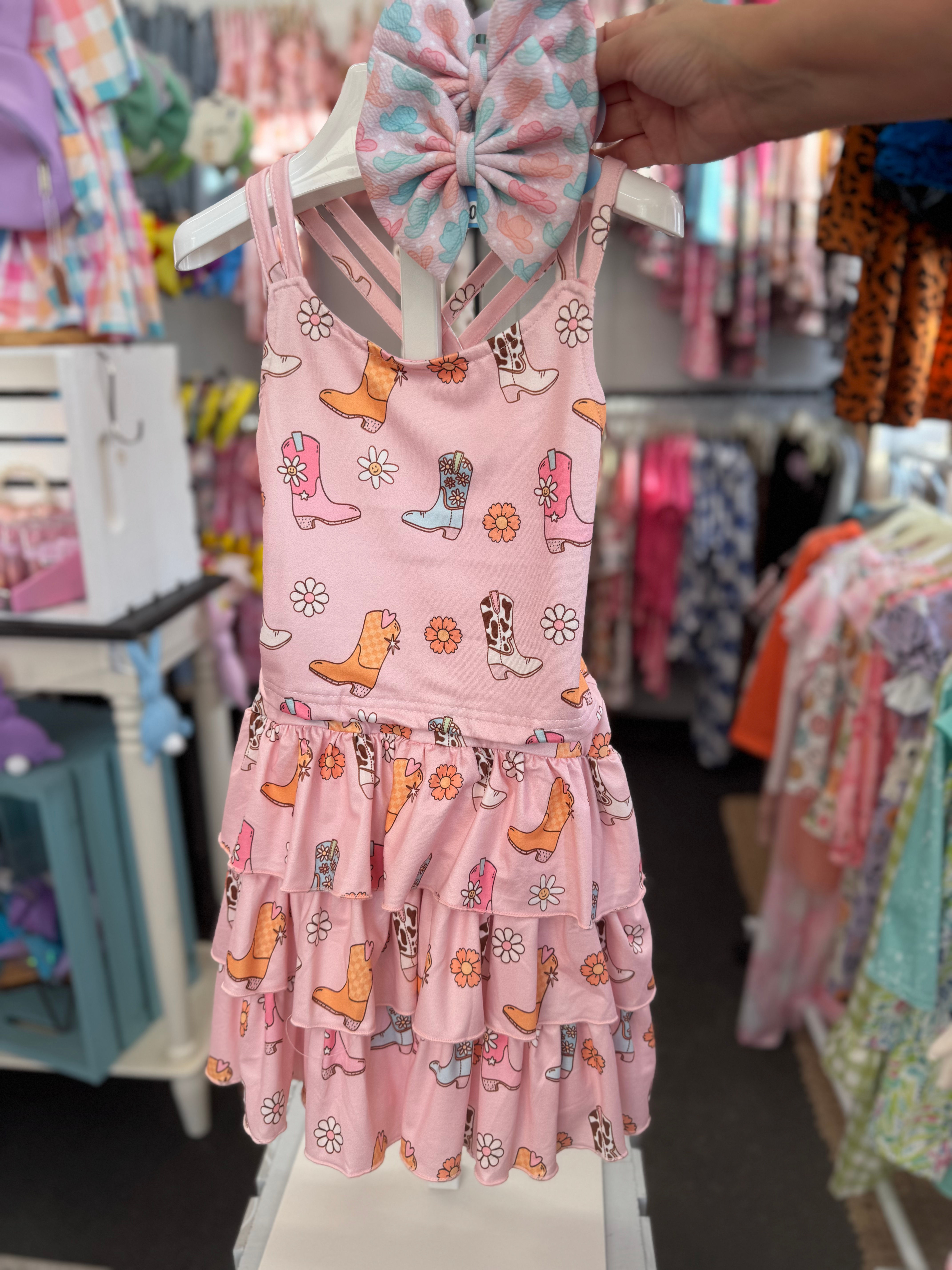 Sassy Boot Skirt Set