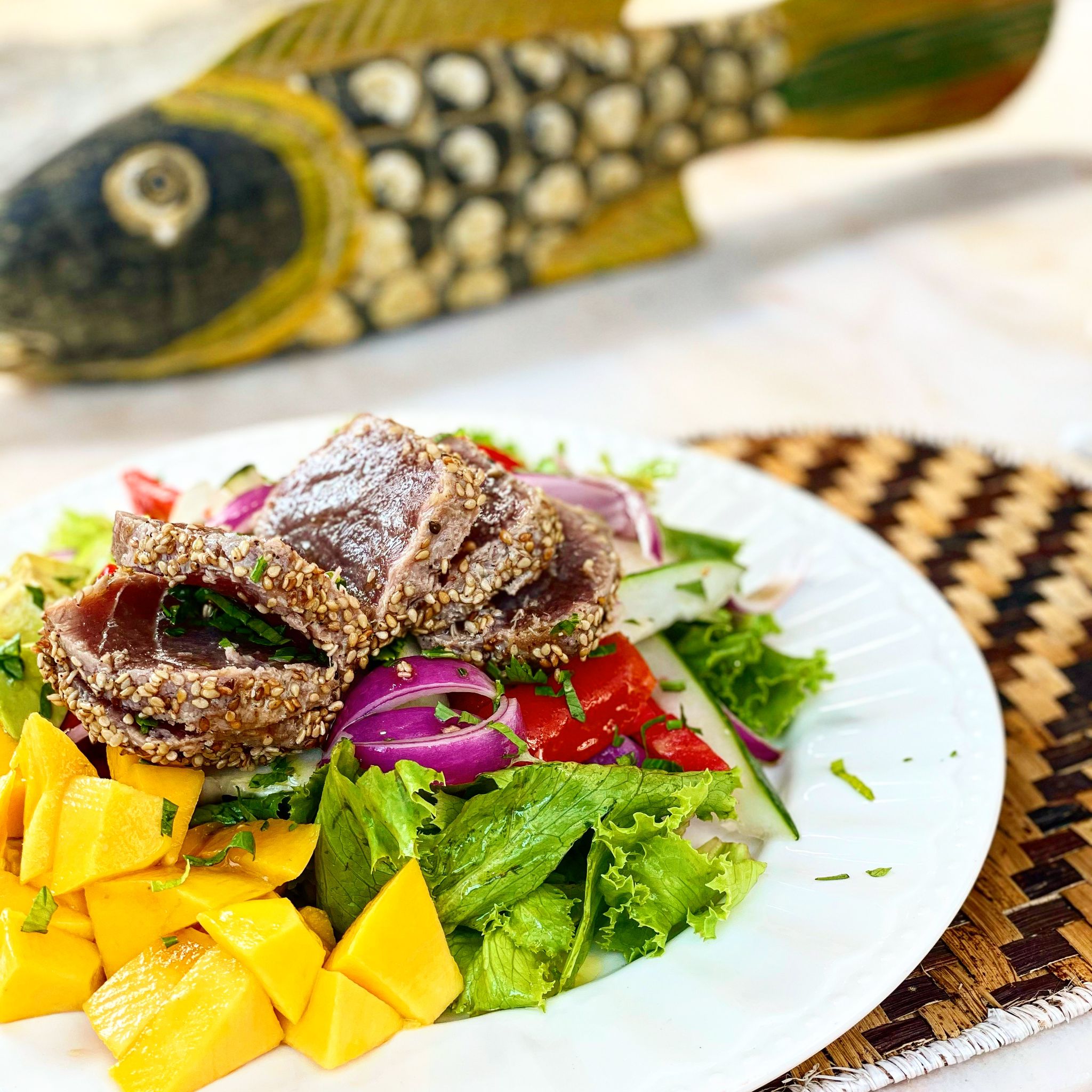 Arranged Food and Objects