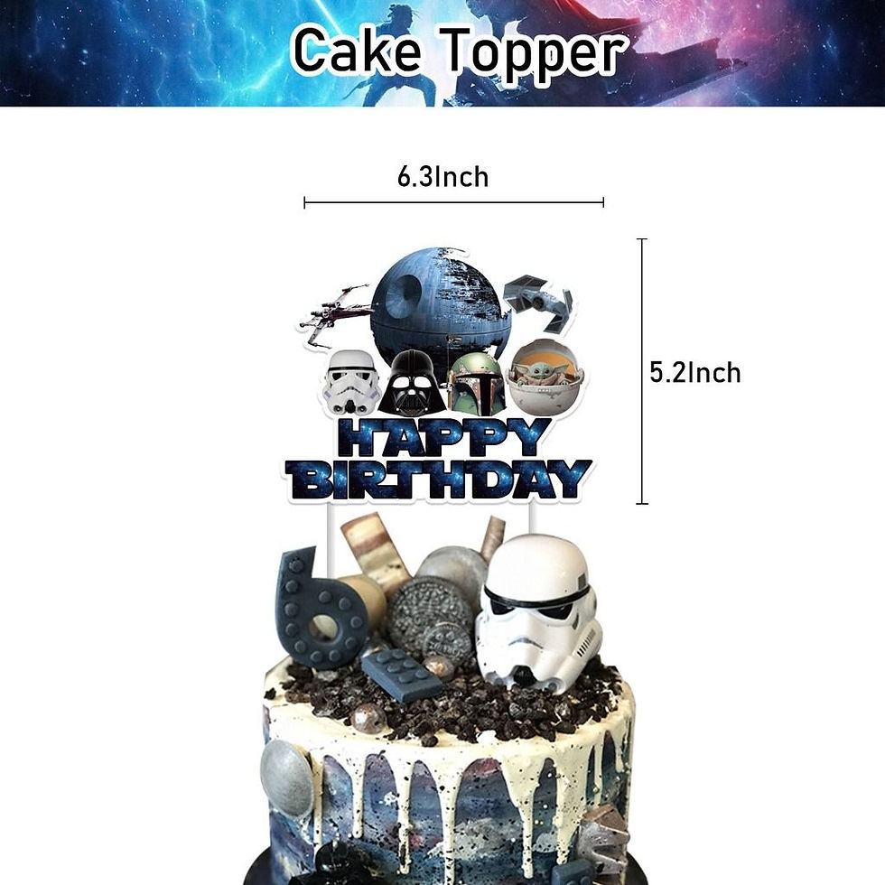 Thumbnail: Beautiful Star Wars Birthday Theme Decorations