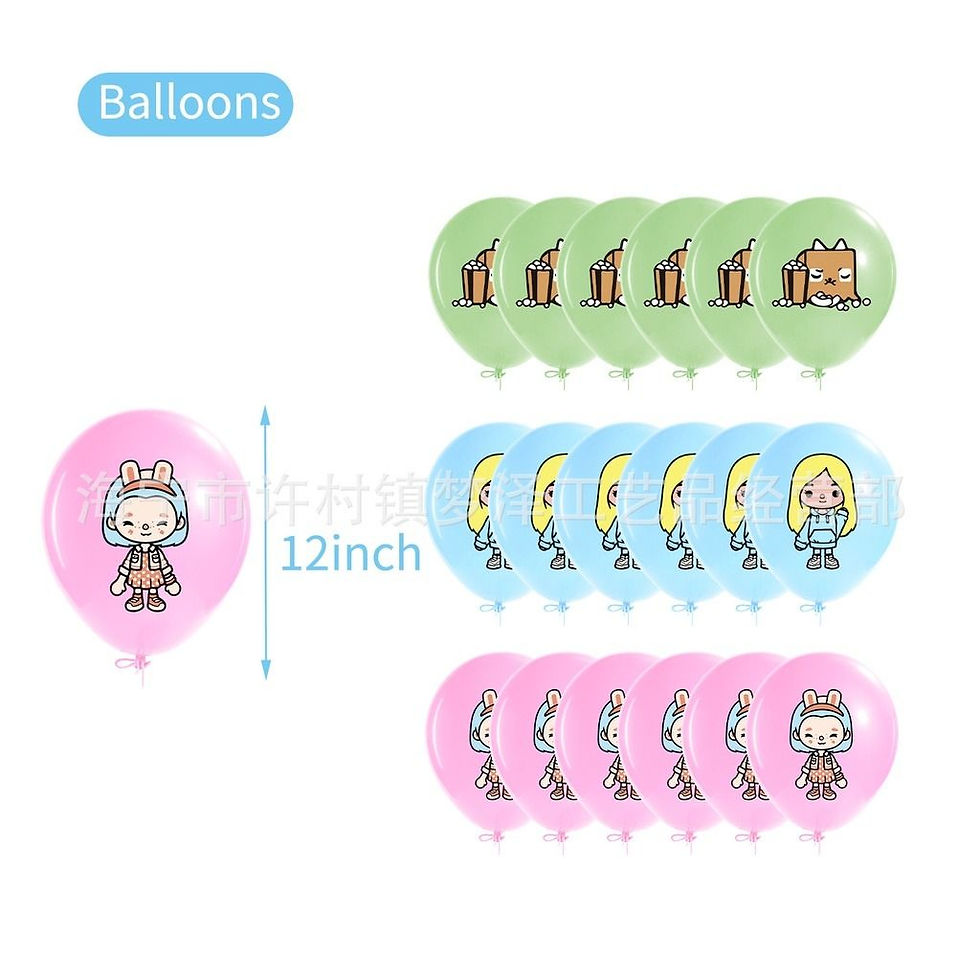Thumbnail: Toca Life World Birthday Theme Decorations
