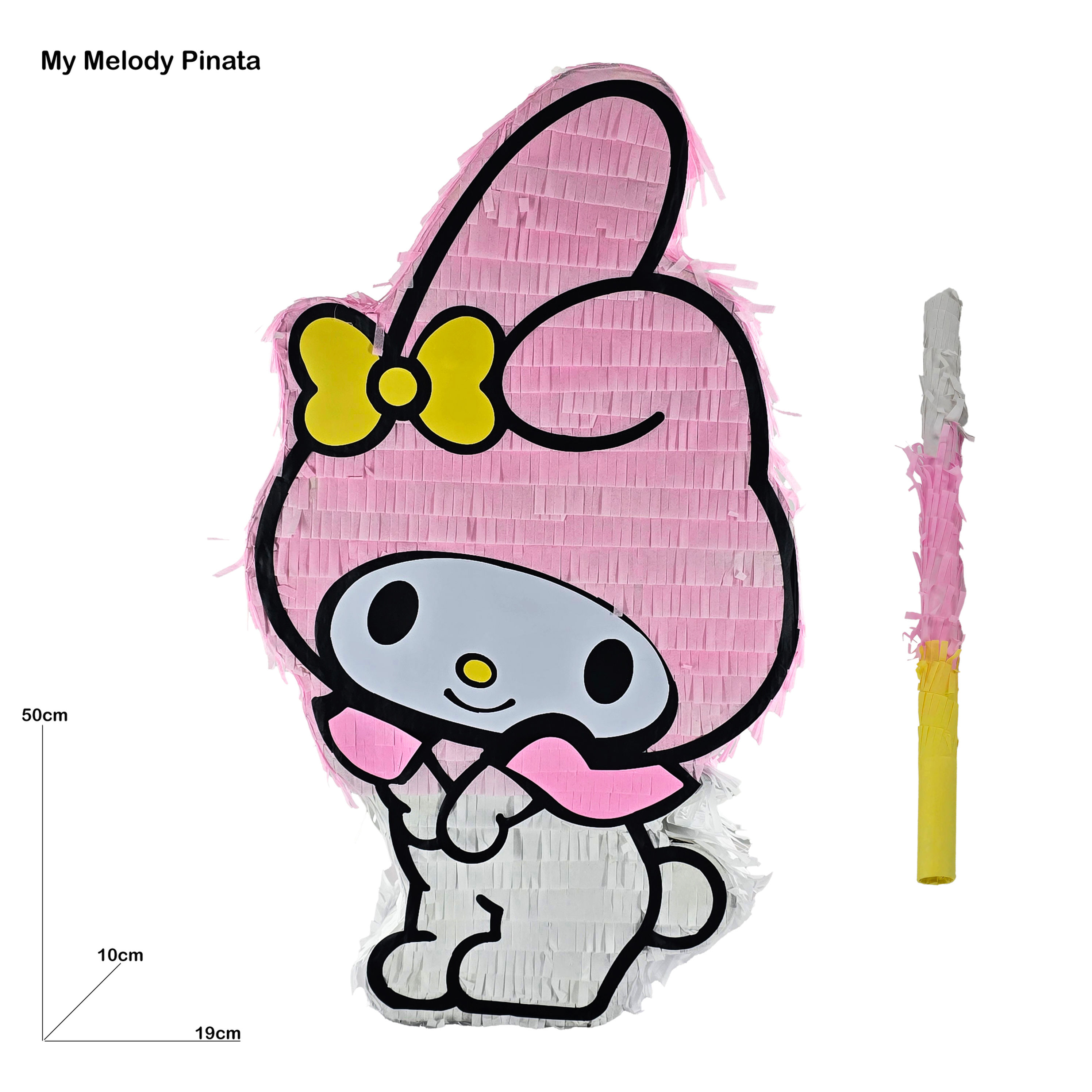 My Melody Pinata (50cm x 19cm x 10cm) (Comes With Pinata Stick)