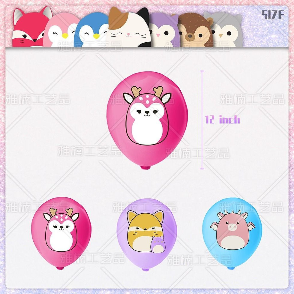 Thumbnail: Squishmallows Birthday Theme Decorations