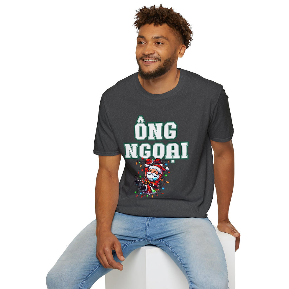 Hình thu nhỏ: Christmas Ong Ngoai Festive Vietnamese  Funny Christmas Shirt