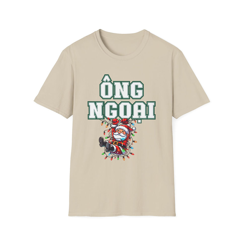 Hình thu nhỏ: Christmas Ong Ngoai Festive Vietnamese  Funny Christmas Shirt